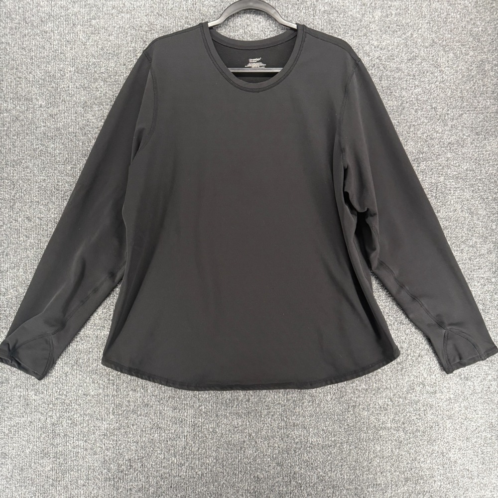 Cuddl Duds Sweater Womens 3X Black Climate Right Pullover Layer Outdoor Winter